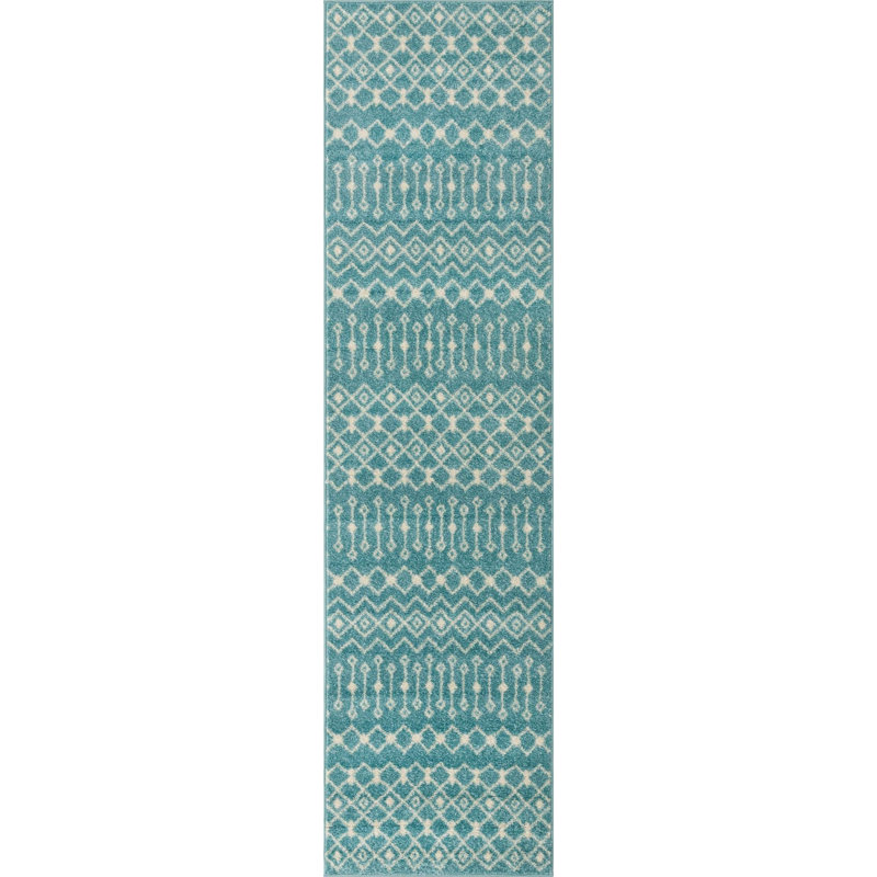 Abstract Indoor Rug, Runner 2'7" x 10'