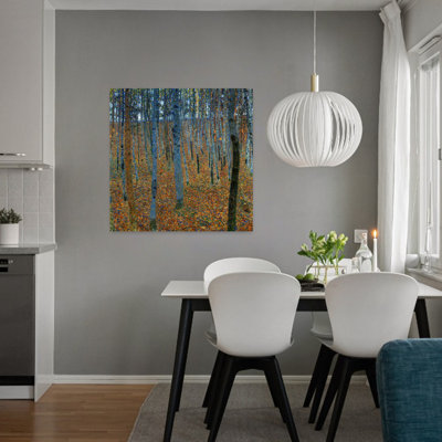 Beech Grove I Abstract Contemporary Landscape Nature Art