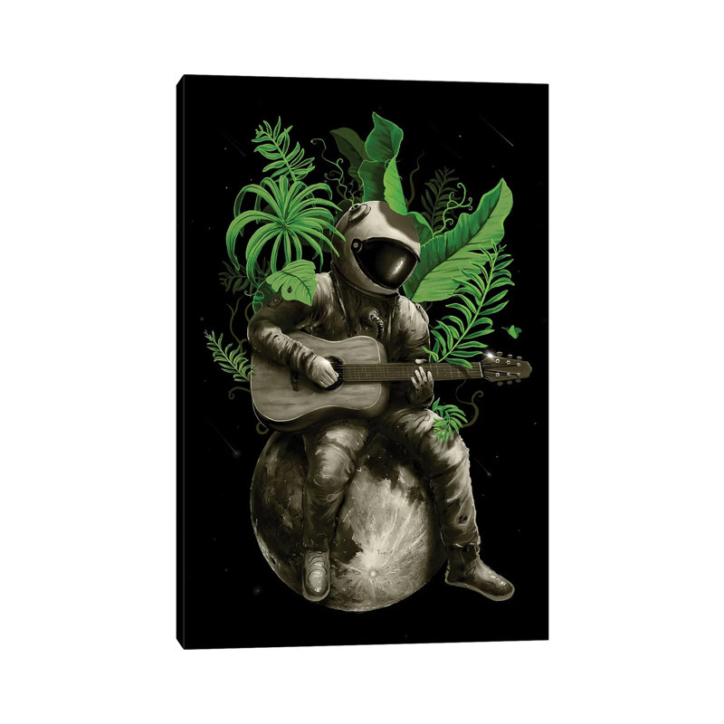 Astropical Strum by Nicebleed - Print on Canvas, Wrapped Canvas, 66.04cm H x 45.72cm W x 1.91cm D