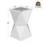Glass Top Pedestal End Table
