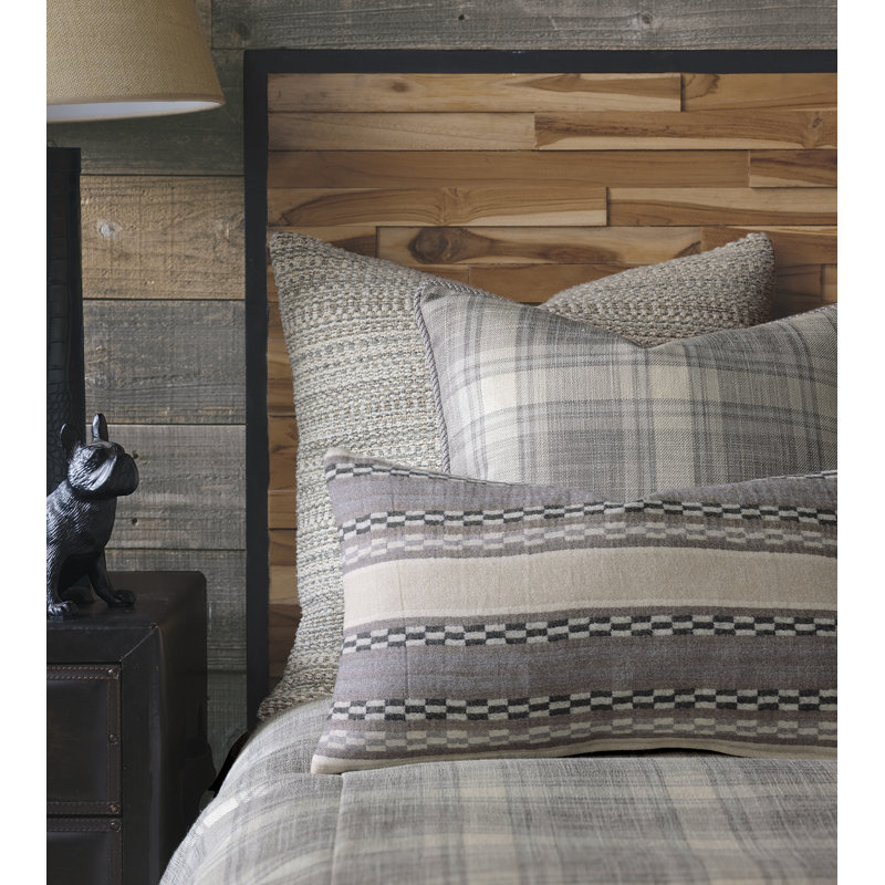Telluride Industrial Plaid Duvet Cover, Super Queen Duvet Cover + 8 Additional Pieces