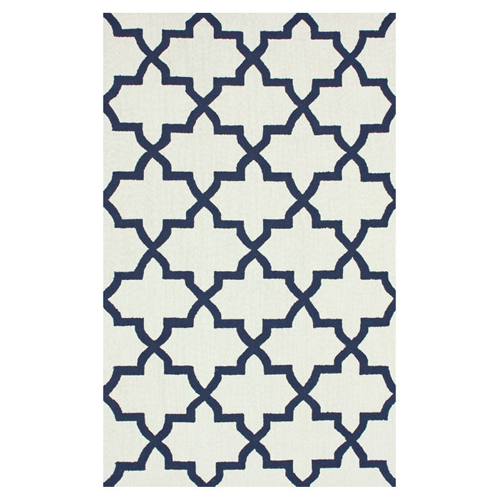 Nesmith Wool Geometric Rug, Rectangle 7'6" x 9'6"