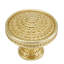 TOULOUSE KNOB; SATIN GOLD FINISH