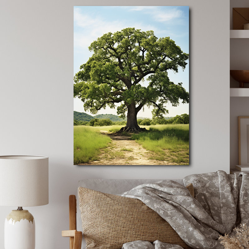 Paysage avec des impressions sur toile, Toile tendue, H 20 po x l 12 po x P 1 po