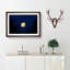 Moon Through the Trees in Abstract - Picture Frame Graphic Art Print-55725472-55725471