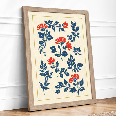 Scattered Botanicals Botanical - Framed Print