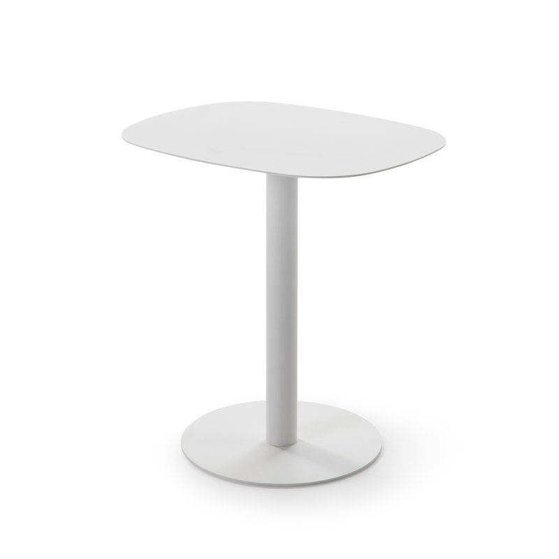 Ashlay Metal Side Table - End Table, White