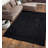 Inouye Spa Collection Non-Slip Rubberback Solid Soft Indoor Dark Gray Area Rug For Bedroom, Living Room-723148496