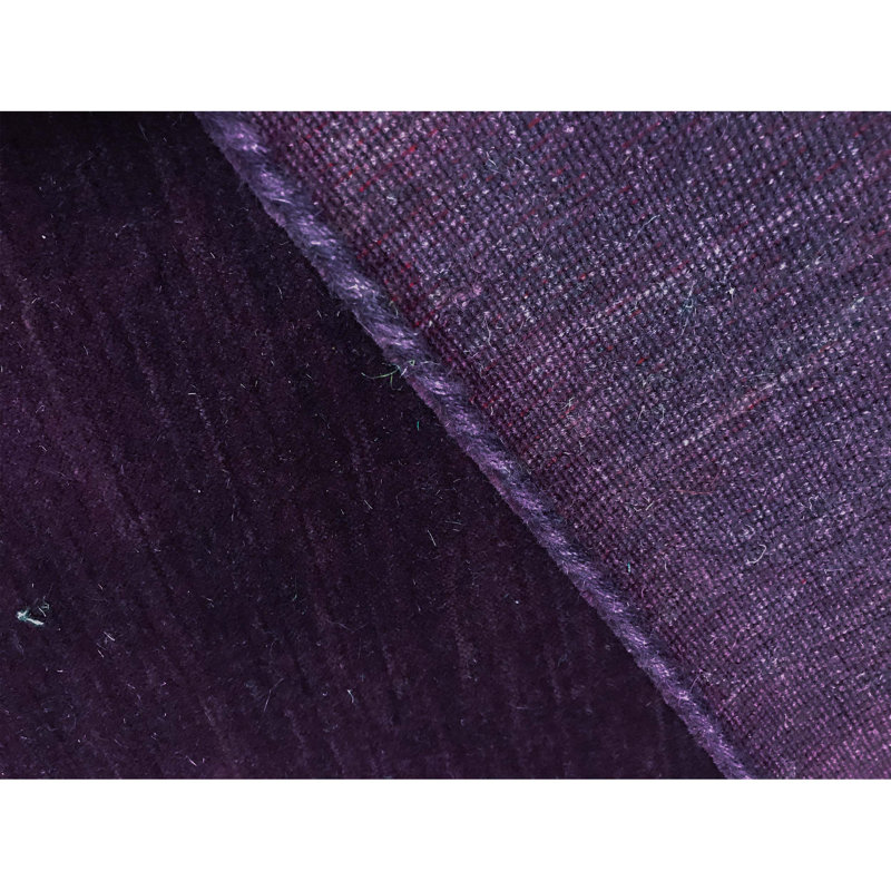 Wool Area Rug in Plum