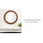 Larina Solid Wood Round Mirror