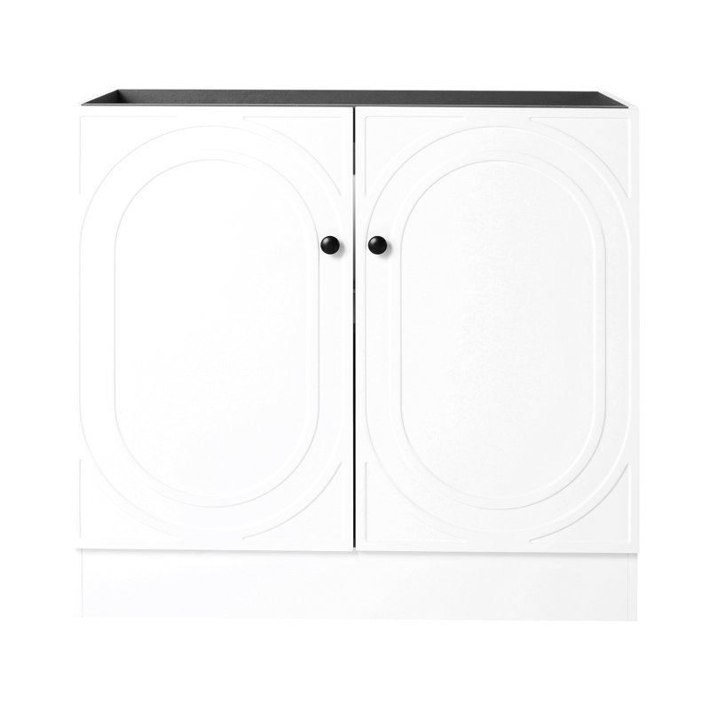 Ensemble de meuble-lavabo mural moderne 30 po avec lavabo en céramique