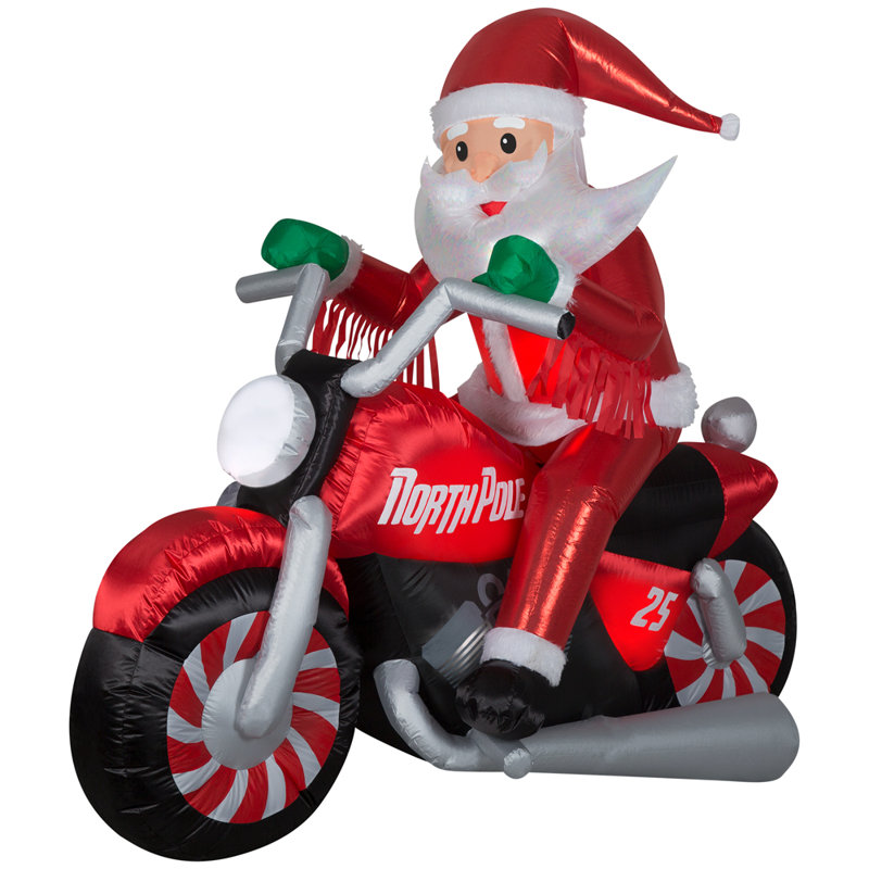 Noël de luxe avec moto Gemmy