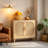 Buffet Cabinet with Storage Accent Bathroom Floor Cabinet with Two Doors and 4 compartments for Storage-1048778514