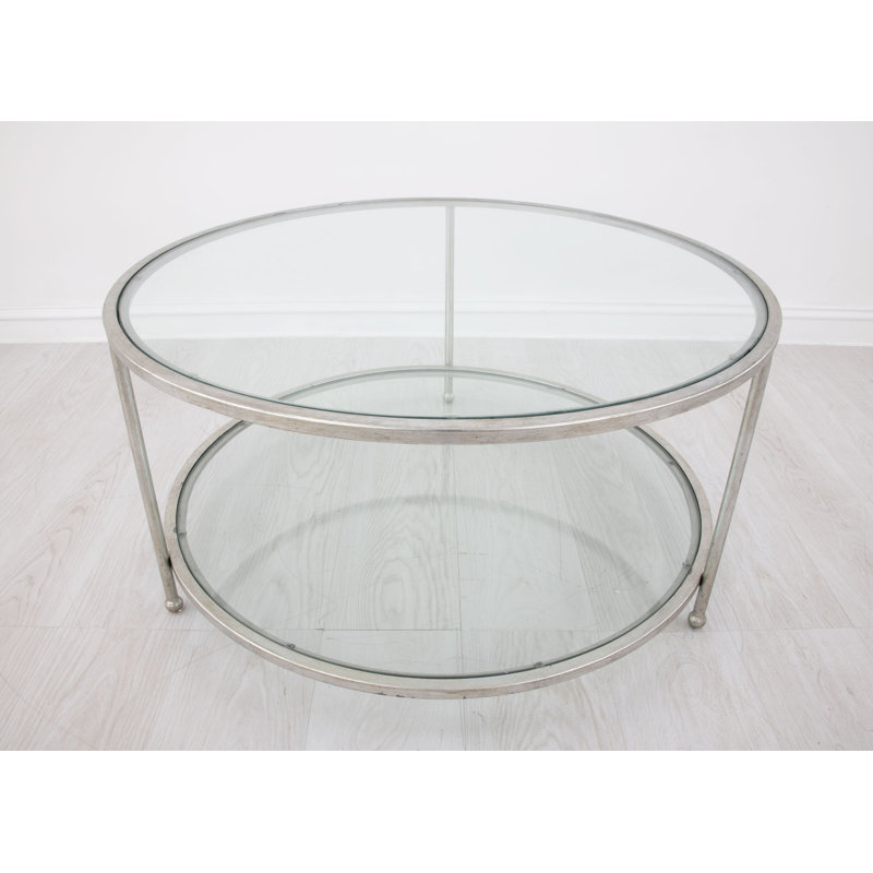 Lilia Coffee Table, Silver