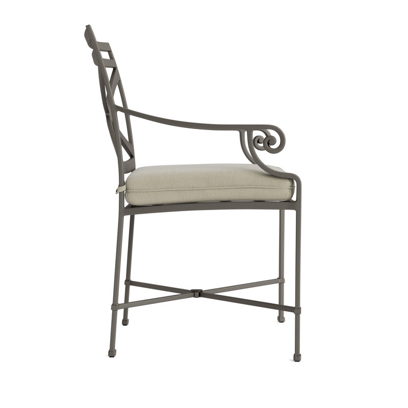 Venetian Outdoor Lounge Chair, Fusion Clay, Mica