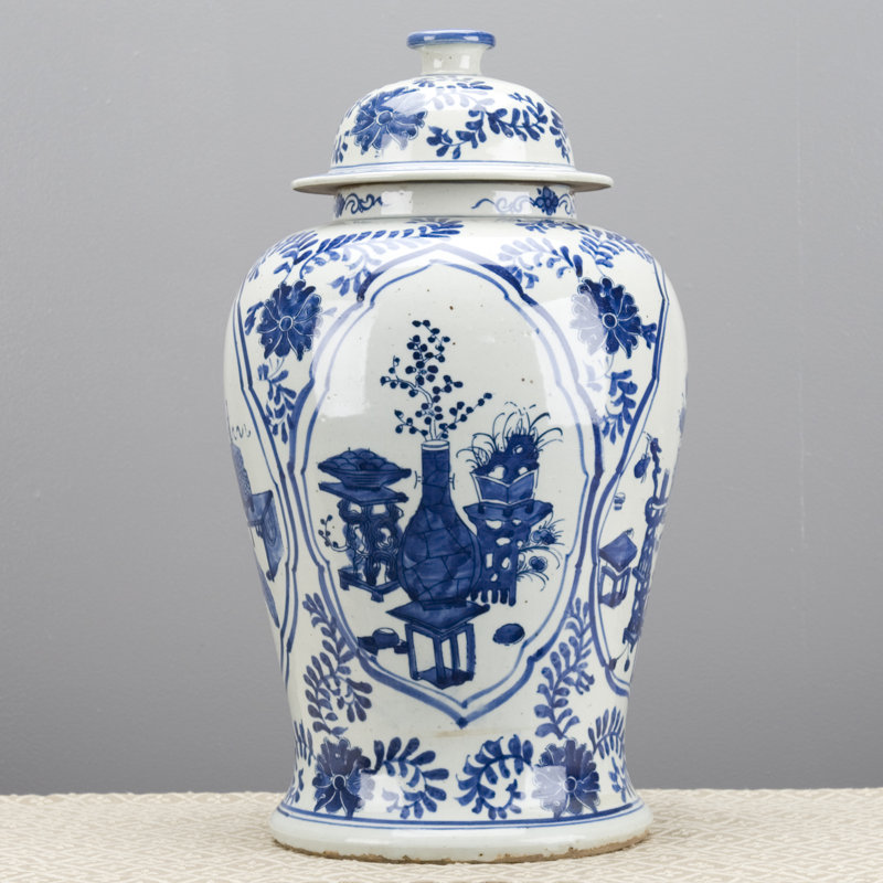 Handmade Porcelain China Ginger Jar