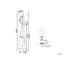 Hofmeister 1 Handle Floor Bath Shower Mixer Bath Filler with Diverter