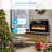 36"W Electric Fireplaces Heater, Recessed Ultra Thin Wall Mounted,Low Noise,8HTimer & Remote Control For Living Room with Overheating Protection,Crystal & 12 Adjustable Color,750W/1500W