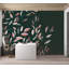 Papier peint botanique - Vigne fleurie abstraite-2040946008