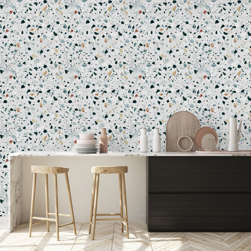 Panneau de papier peint Rahshida, L 18,75 po x l 25 po, Vinyle