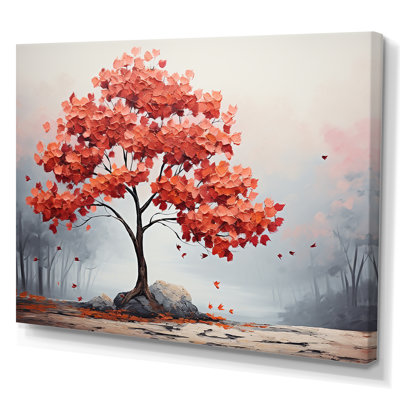 Fiery Red Maple Tree - Tree Maple Wall Art