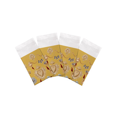 Serviettes de table en coton ex voté Sacred Hearts