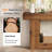63" Solid Wood Console Table
