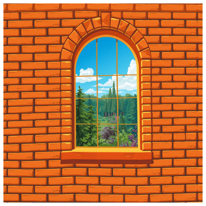 Tapis pour salle de bain Brick, L 34 po x L 21 po