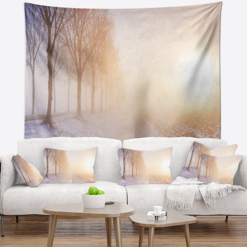 Tapisserie paysage paysage polder, H 78 po x l 92 po
