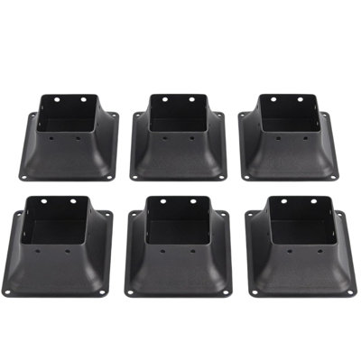 FXSGER Black Metal Hardware for Pergola