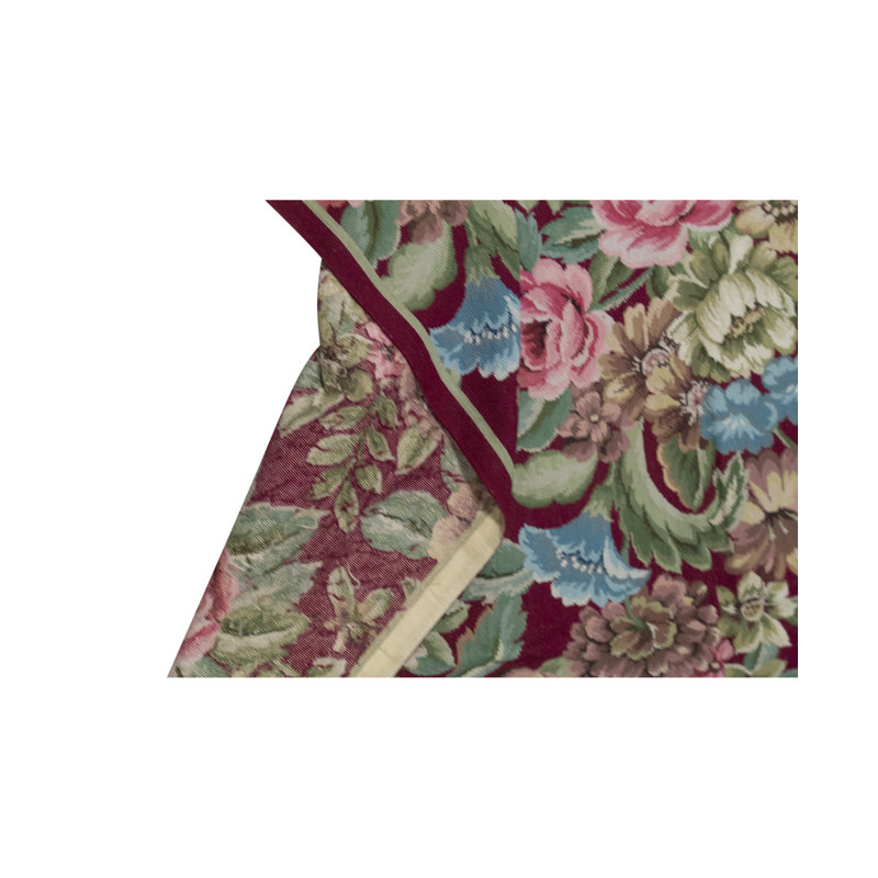 Hand-Knotted High-Quality Red Area Rug