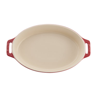 Staub Ceramic 2-Piece Oval Baking Dish Set