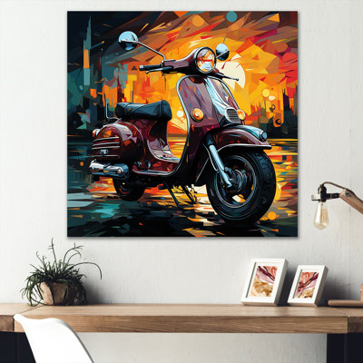 " Pop Art Scooter Commute II "