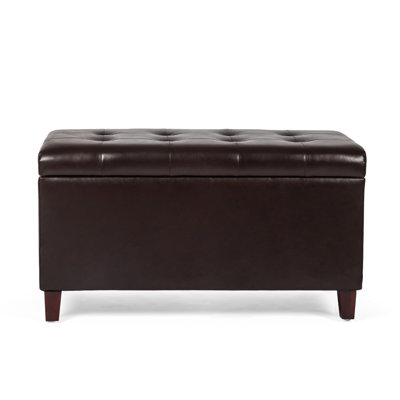 Mogadore Home Rectangle Storage Ottoman Bench