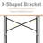 HOMCOM 46"L X 28"W Fir Wood Work Bench