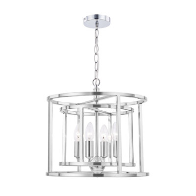 Stillmore 4 - Light Satin Chrome Pendant