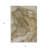 3' X 5' Beige Abstract Washable Indoor Outdoor Area Rug