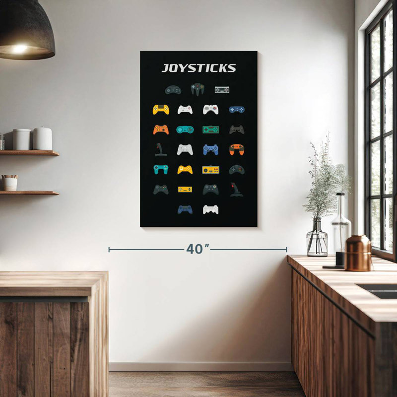 Keiraleigh Joysticks, 39" H x 26" W
