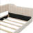 Twin XL Size Upholstery Daybed And Side Storage Pocket-1860307886