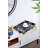 Quinn Rectangular Trays - Black/White