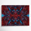 Art mural sur toile rouge Op Art 10-1100570519