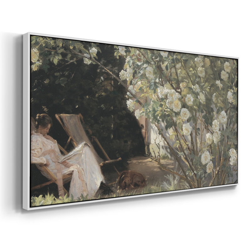 Série paysage - DCCIX - Toile tendue avec châssis, prête à accrocher, H 25 po x l 49 po, Noyer