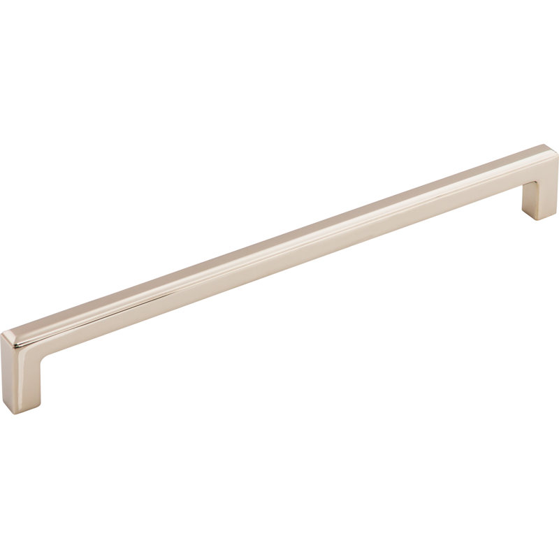 Podium Bar Pull, Polished Nickel, 9" Center to Center