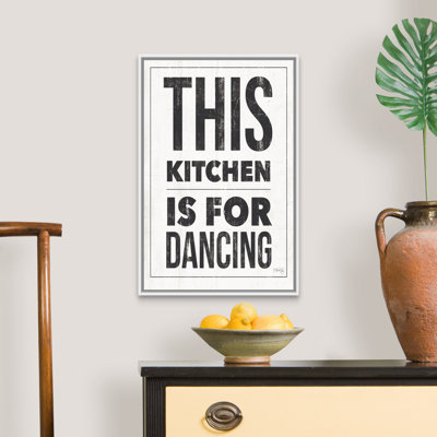 Reproduction d’art textuel sur toile, "this Kitchen" par Marla Rae