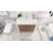 Charmante 41.9 " W Freestanding Standard Single Vanity Bathroom Vanity With Acrylic Top-1660518402-1660155607