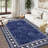 Washable Modern Carpet Chic Bordered Area Rugs for Dining Room-1283408852