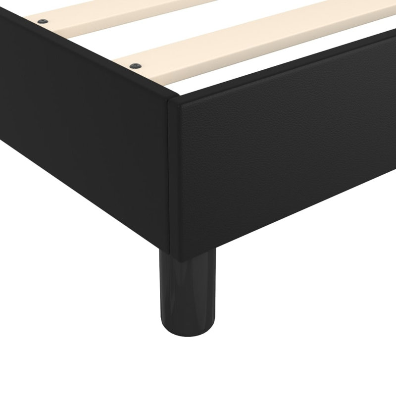 Base de lit Claredale, Noir, Grand