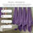 Willow 24 Pieces Towel Set – 100% Combed Cotton, Premium Quality 630 GSM, Purple, Ultra-Soft & Highly Absorbent (6 Bath, 6 Hand, 12 Wash Towels set)-50988548-50988667