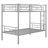 Esliabeth Twin Over Twin Metal Bunk Bed-695011261