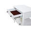 Table de chevet ouverte avec 2 tiroirs-370073373